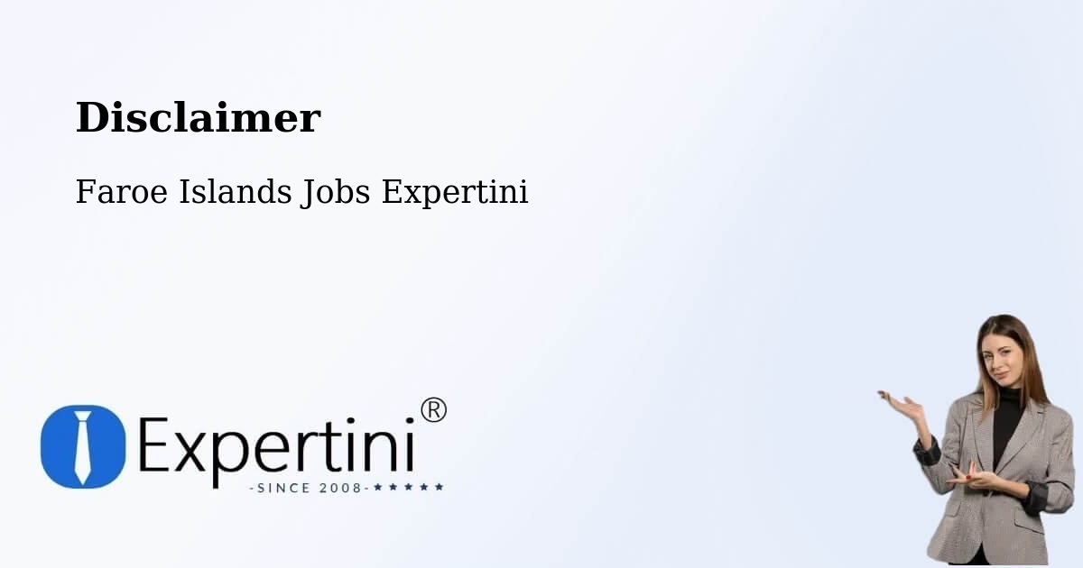 Disclaimer – Kirkja - Faroe Islands Jobs Expertini